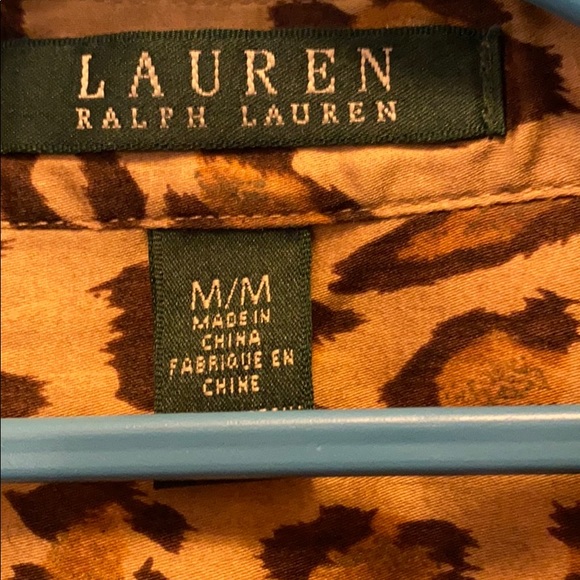 Leopard print button down - Picture 3 of 6